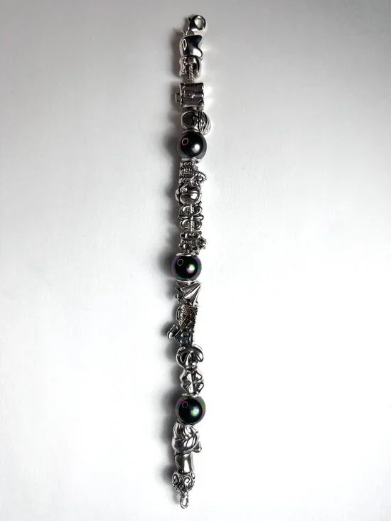 Genuine 925 Sterling Silver Charm Bracelet-Fully Loaded Animal & Home Themes - Picture 3 of 12